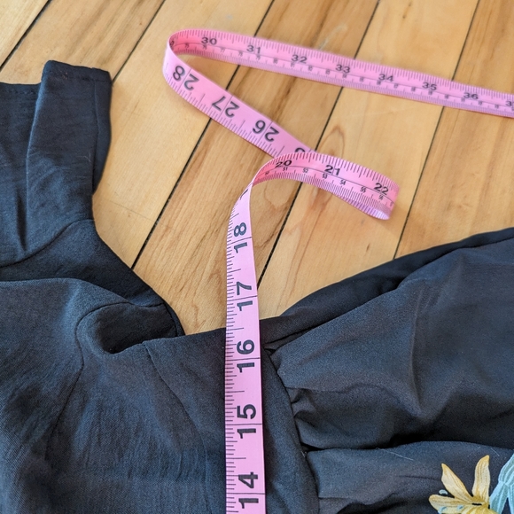 Floral maxi shorts sleeves dress - Picture 11 of 11